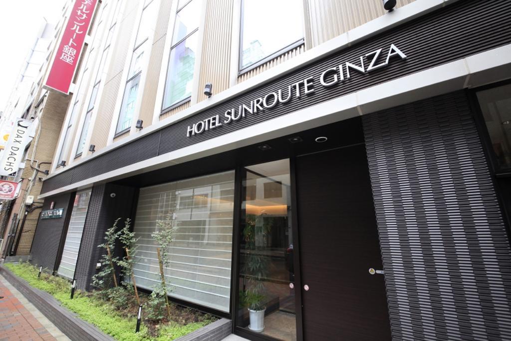 Hotel Sunroute Ginza Tokyo Bagian luar foto