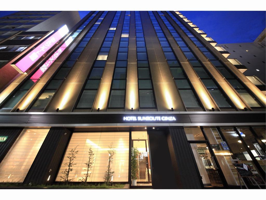 Hotel Sunroute Ginza Tokyo Bagian luar foto